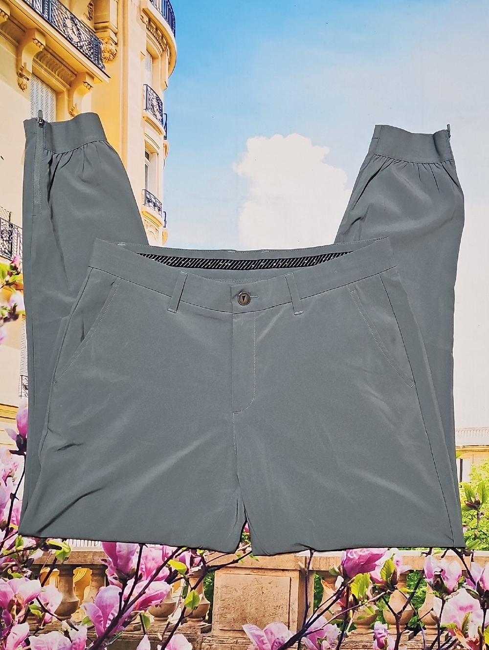 Primo Zippered Ankle Athletic Pants Size 33